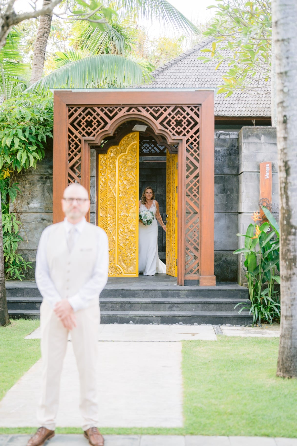 Michelle, founder of Vows Afar — a former Bali destination bride